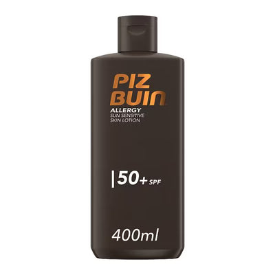Superdrug Piz Buin Allergy Sun Sensitive Skin Lotion SPF50+ 400ml- Buy online at McGrocer
