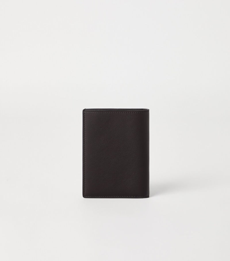 Brunello Cucinelli leather passport holder with card slots, 10.5cm x 14cm - British product