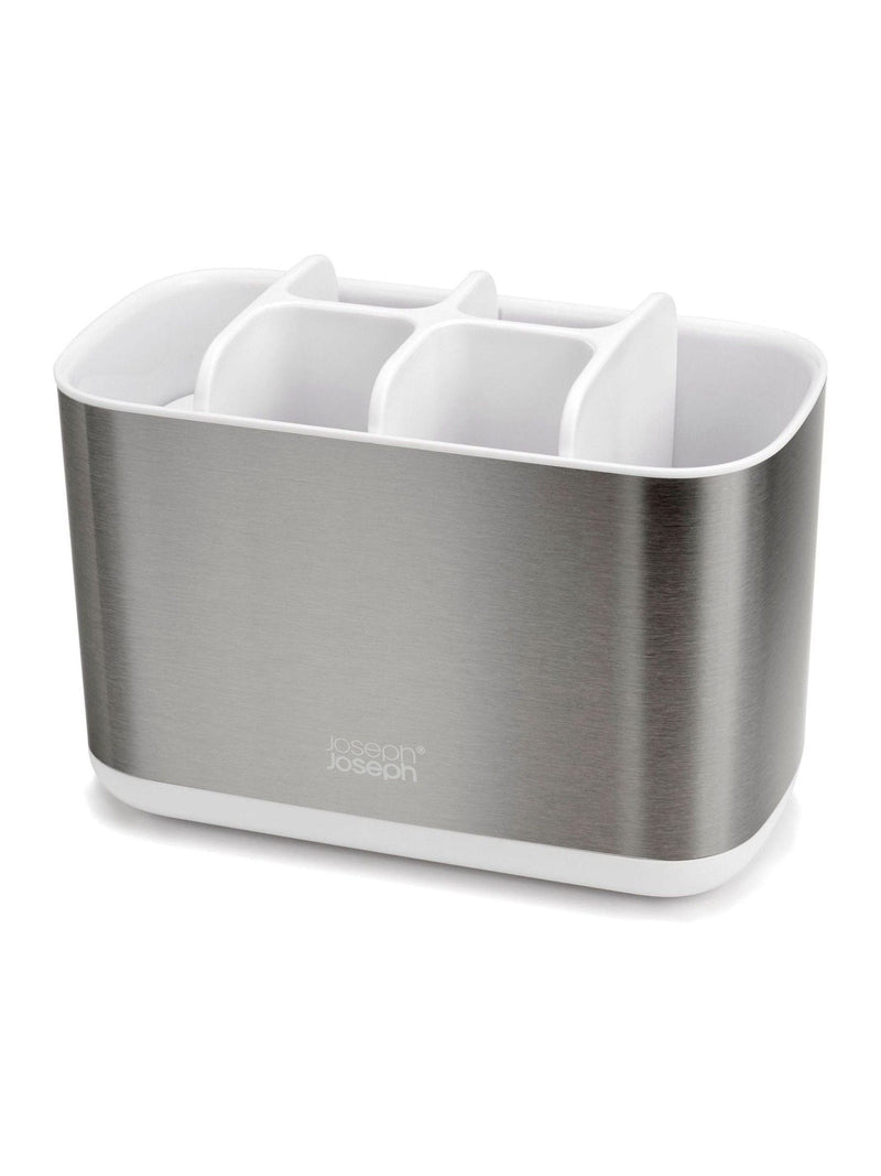 Joseph Joseph white steel toothbrush caddy, UK version