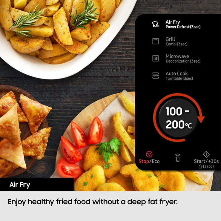 Samsung Microwave Oven with Air Fryer and Steam 32L - British product