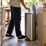 Joseph Joseph slimline pedal bin 30L stainless steel, UK version