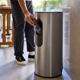 Joseph Joseph slimline pedal bin 30L stainless steel, UK version