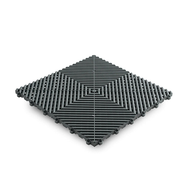 Swisstrax Ribtrax Pro garage floor tiles slate grey pack - British product