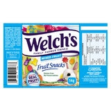Welch's mixed fruit snacks 160 pouches (British brand)