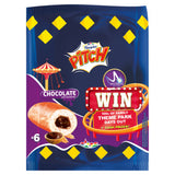 Pasquier Chocolate Hazelnut Filled Brioche Rolls x6 , imported from the UK
