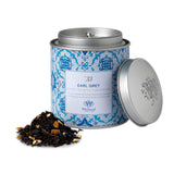Tea Discoveries Earl Grey loose leaf tea caddy, imported from the UK