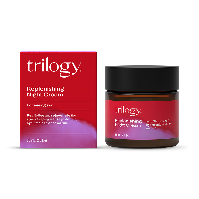 Natural Replenishing Night Cream with Hyaluronic Acid and Marula 60ml
