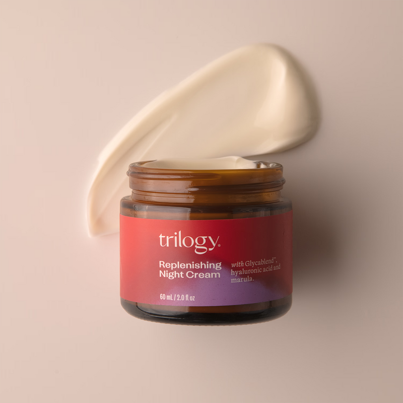 Natural Replenishing Night Cream with Hyaluronic Acid and Marula 60ml