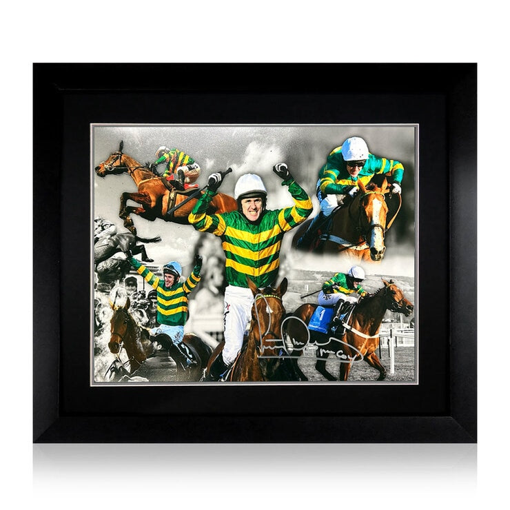 The Fan Cave AP McCoy signed framed montage 50x40 cm - British product