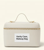 Burberry check vanity bag with structured silhouette, imported from the UK