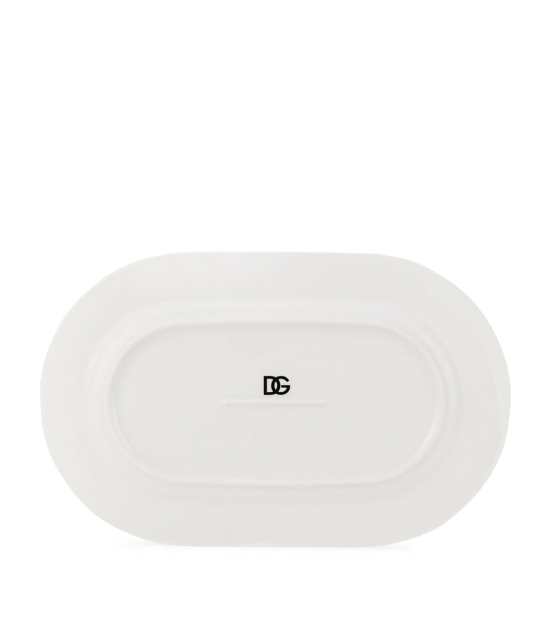 Dolce&Gabbana porcelain serving plate with DG logo 45.5cm - British product