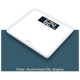 Beurer XXL electronic platform scale white - British product