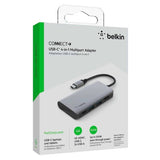 Belkin USB-C 4-in-1 Multiport Adapter - British product