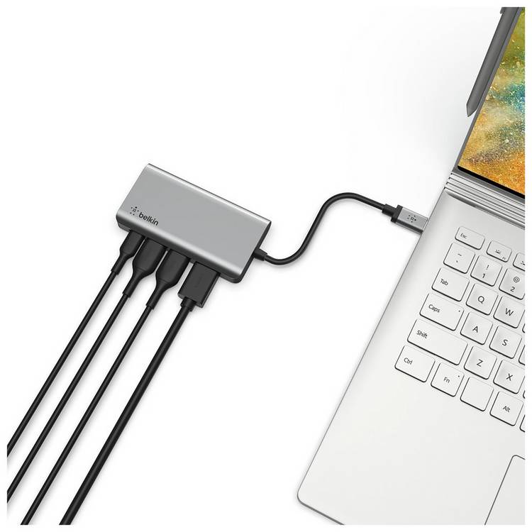 Belkin USB-C 4-in-1 Multiport Adapter - British product