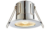 Argos Camber Lighting Guard Chrome Steel LED Bathroom Downlighter - 8cm- Buy online at McGrocer