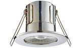 Camber Lighting steel LED downlight chrome 8cm, UK version