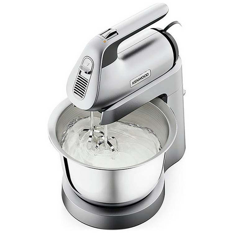 Kenwood Chefette hand and stand mixer in silver (British brand)