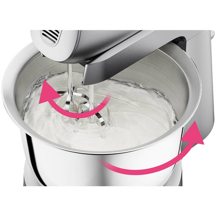 Kenwood Chefette hand and stand mixer in silver (British brand)