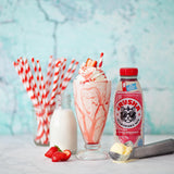 Crusha strawberry flavour milkshake syrup 500ml (British brand)