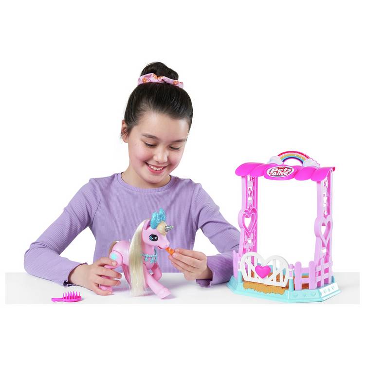 Pets Alive My Magical Unicorn interactive robotic toy, UK version