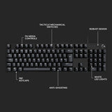 Logitech G413 SE wired gaming keyboard black, imported from the UK