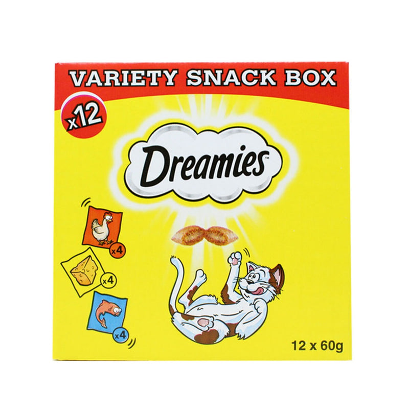 Dreamies variety cat treats 12 x 60g - British product