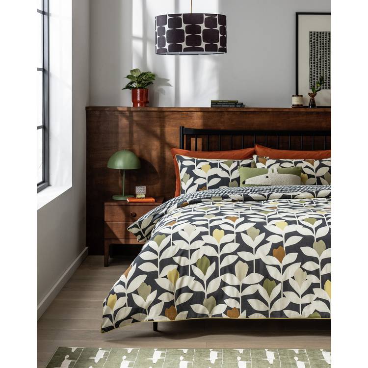Habitat x Scion cotton Padukka bedding set single, UK version