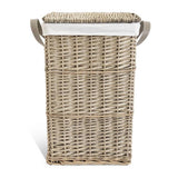Argos Home grey willow laundry basket with removable liner, imported from the UK