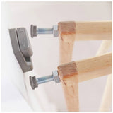 Munchkin wooden safety gate extending 71cm (British brand)