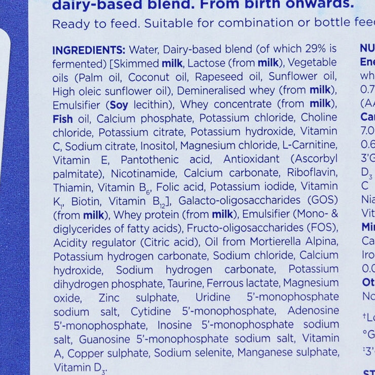 Aptamil infant milk Stage 1 12 x 200ml, imported from the UK