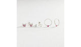 Revere sterling silver earrings set of 3 studs and hoops, imported from the UK