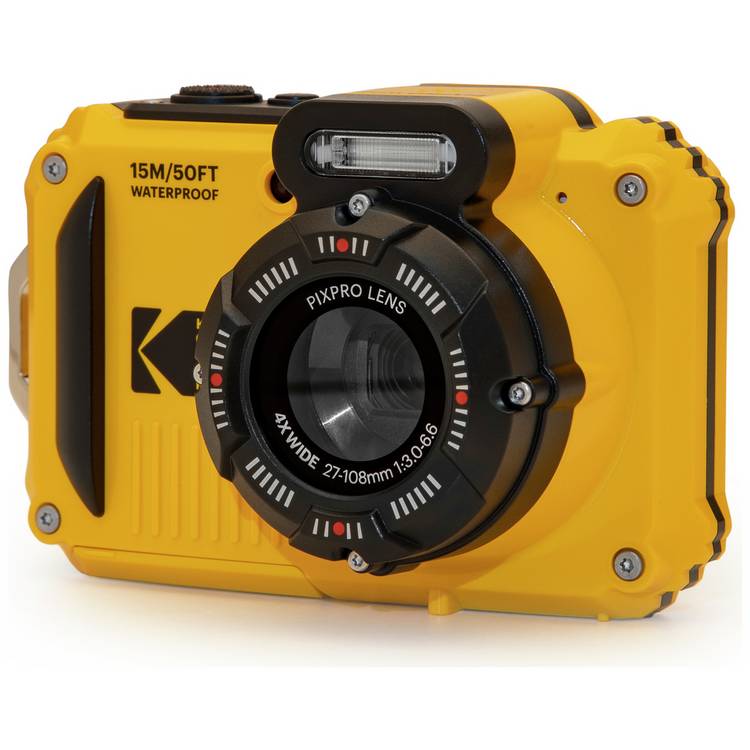 Kodak PIXPRO WPZ2 yellow waterproof digital camera - British product
