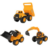 Teamsterz JCB construction vehicles set of 3, UK version