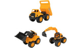 Teamsterz JCB construction vehicles set of 3, UK version