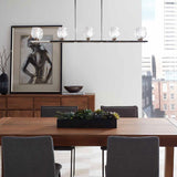 Elstead Rubin 10 light island chandelier polished nickel - British product