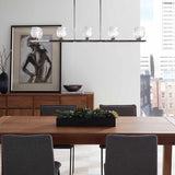 Elstead Rubin 10 light island chandelier polished nickel - British product