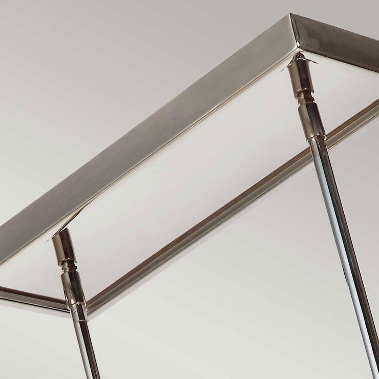 Elstead Rubin 10 light island chandelier polished nickel - British product