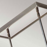 Elstead Rubin 10 light island chandelier polished nickel - British product