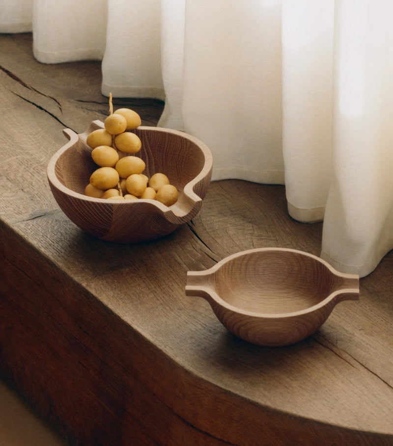 Georg Jensen Koppel oak wood bowl 20cm, UK version