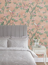 Next Laura Ashley Blush Eglantine A4 Wallpaper Sample- Buy online at McGrocer