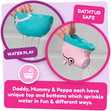 Tomy Peppa Pig nesting family bath toy, UK version