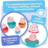 Tomy Peppa Pig nesting family bath toy, UK version