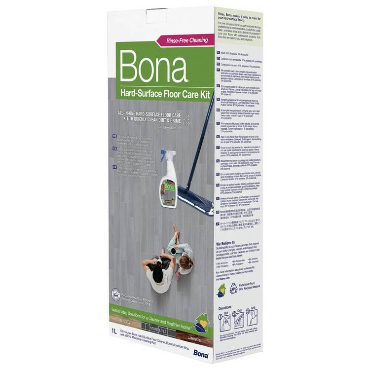 Bona floor cleaning kit for stone tile laminate (British brand)