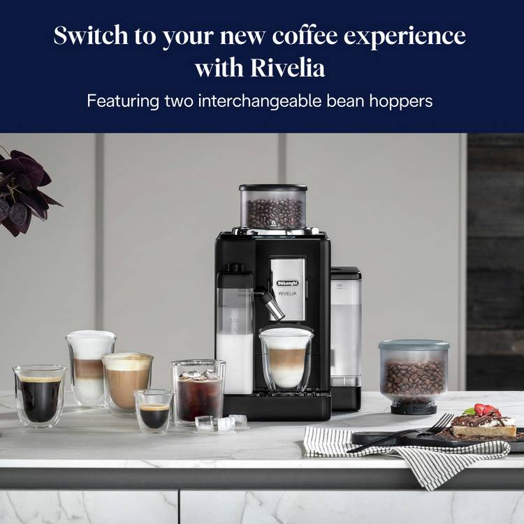 De'Longhi Rivelia bean-to-cup coffee machine, UK version