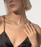 Messika Move Link yellow gold diamond necklace 4.50ct (British brand)