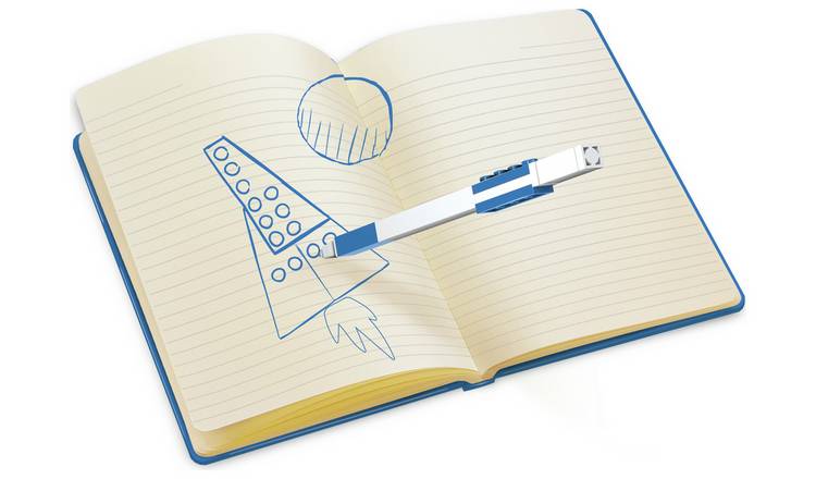 LEGO Imagine Journal A5 ruled notebook and gel pen, UK version