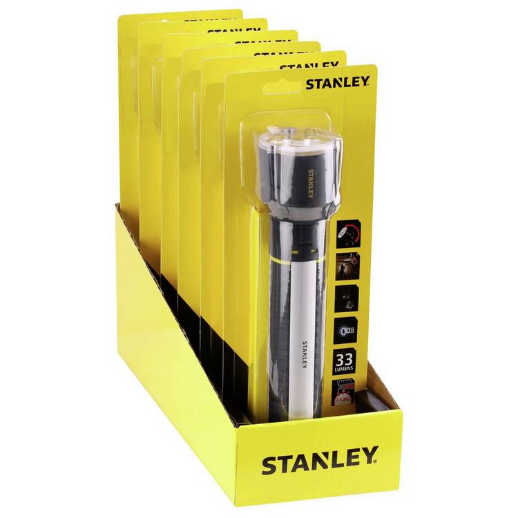 Stanley battery operated LED Tripod Torch 33 lumens, UK version