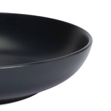 Habitat 4 piece stoneware pasta bowl set in matte charcoal, UK version