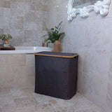 Addis double bamboo laundry hamper 85 litre, UK version