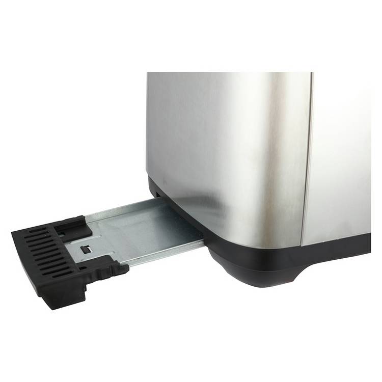 Cookworks 2 slice toaster stainless steel, imported from the UK